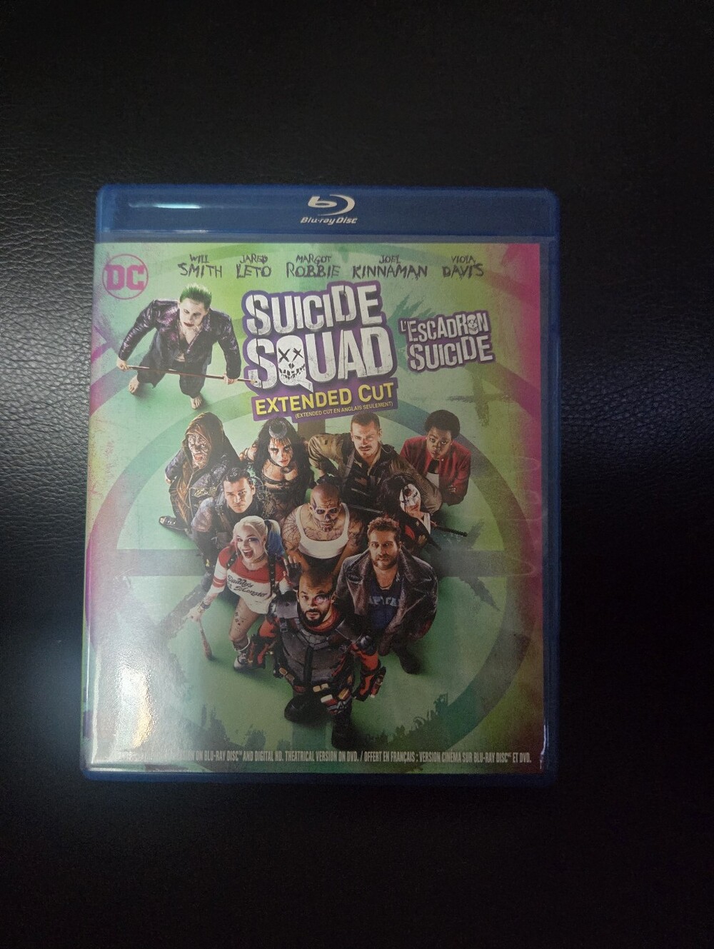 DC Suicide Squad Extended Cut Blu-ray and DVD Combo